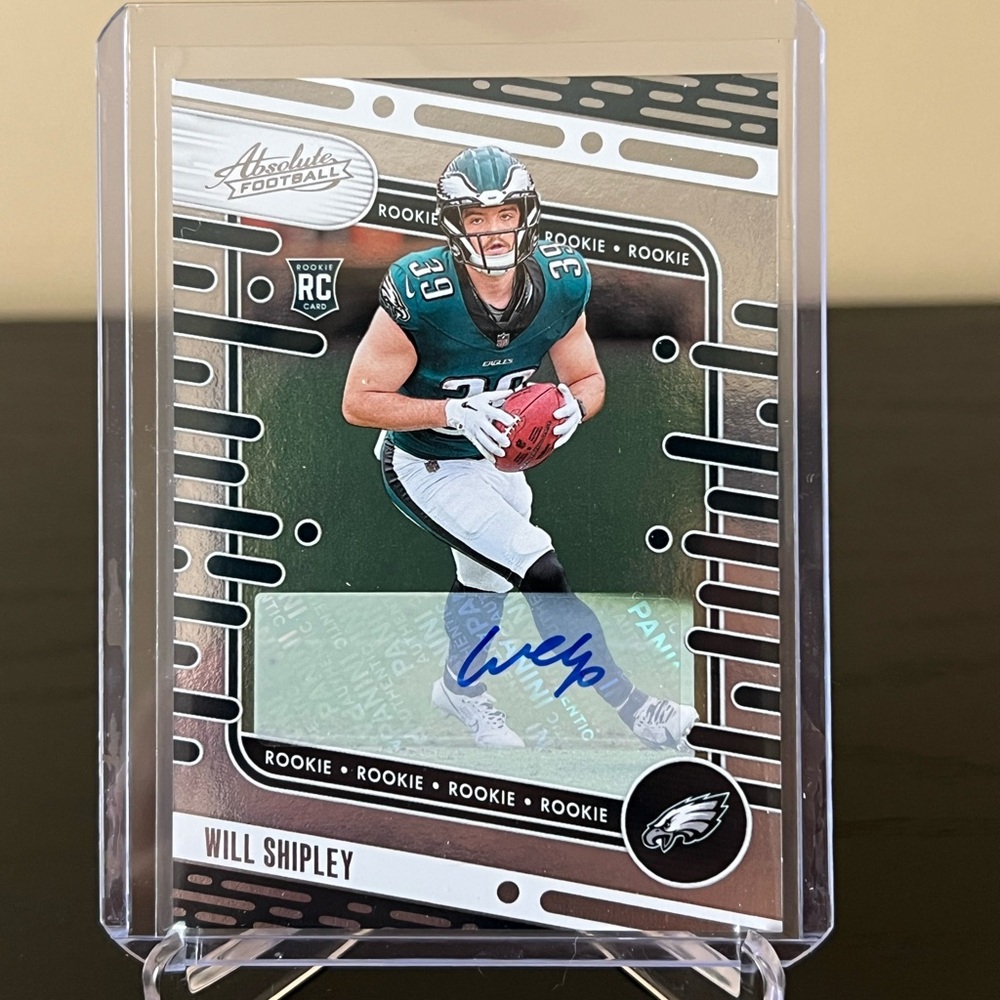 Panini Absolute Will Shipley Autograph Rookie Card Auto Philadelphia Eagles 🔥🏈